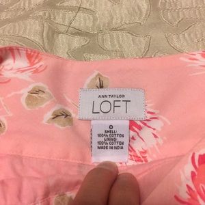 LOFT Skirts - Ann Taylor Loft pink floral skirt LOFT Skirts - Ann Taylor Loft pink floral skirt